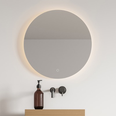 LED 간접조명 거울 - 원형